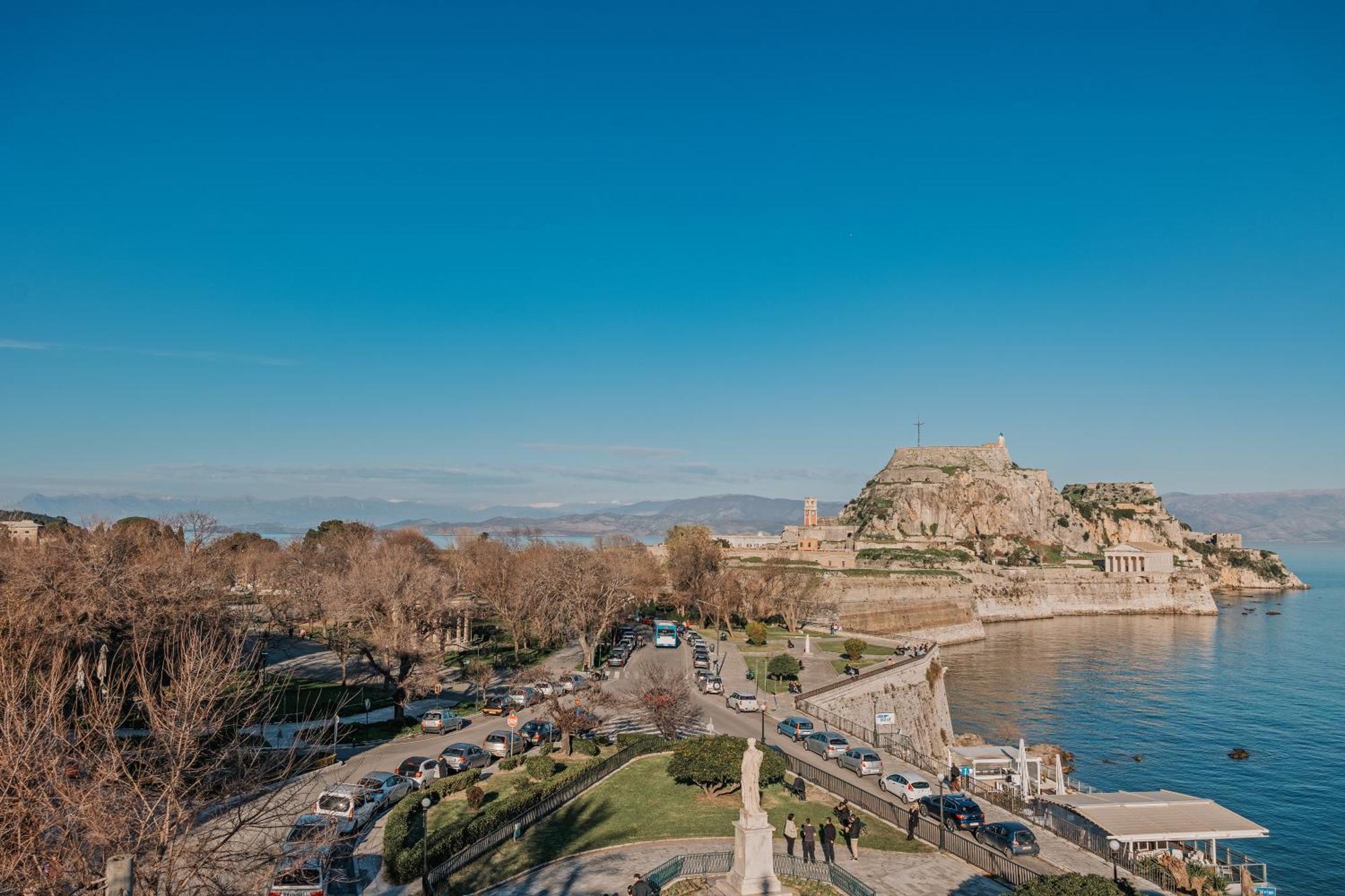 Old Fortress View Roof Top Apartment By Konnect Corfu  외부 사진
