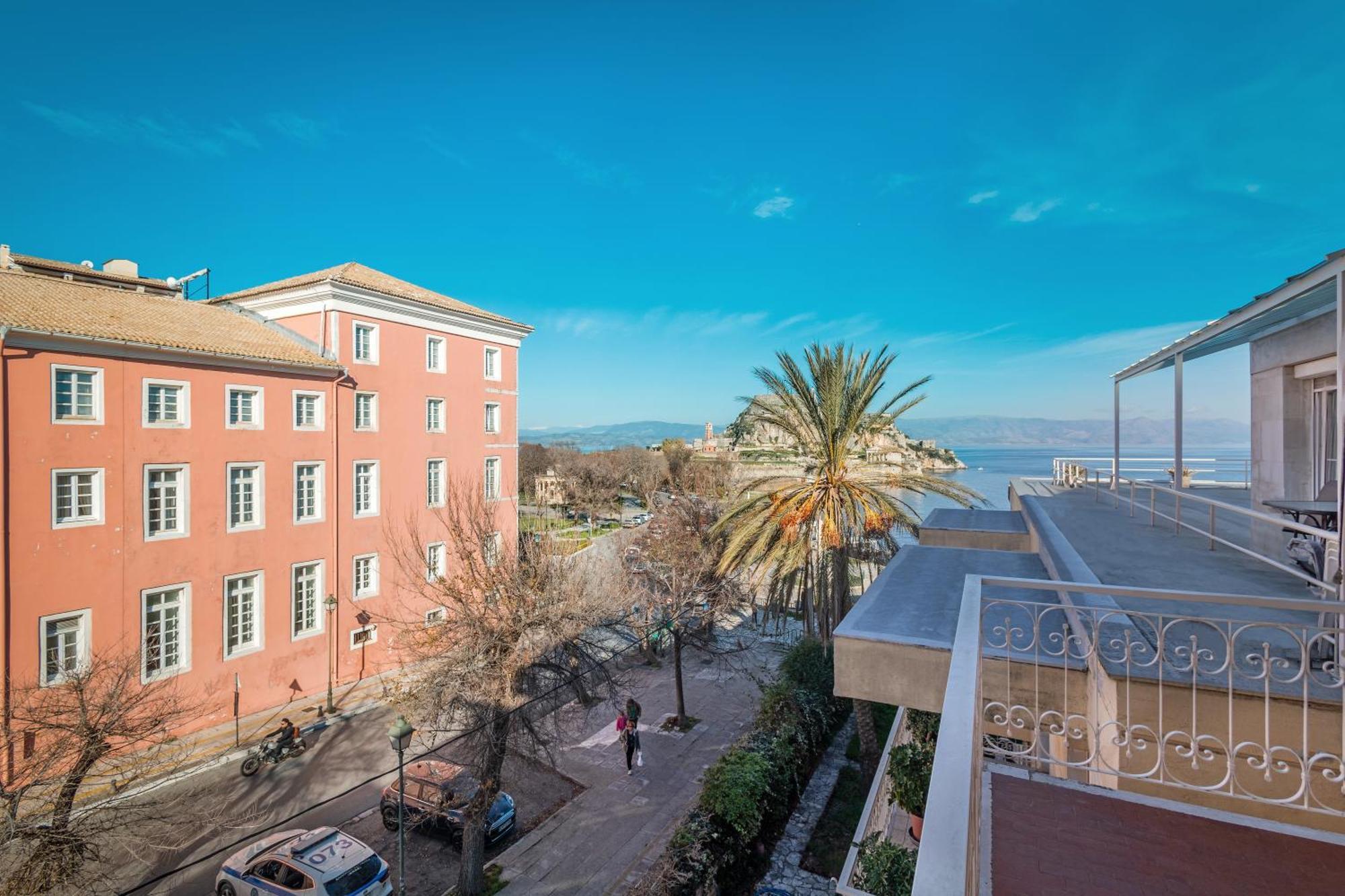 Old Fortress View Roof Top Apartment By Konnect Corfu  외부 사진